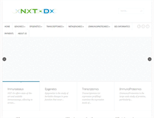 Tablet Screenshot of nxt-dx.com